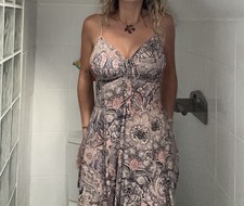 Urban Outfitters Paisley Print Mini Dress Side Medium