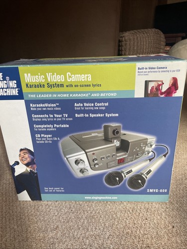 Karaoke machine the singing - the,