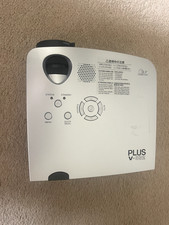 Plus V-332 DLP Portable Data Projector with Cables & Carry Case 