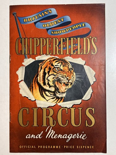 1954 chipperfield circus - chipperfield’s,
