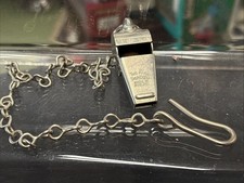 Acme Thunderer Midland Conductor's /police Whistle  & Chain Birmingham