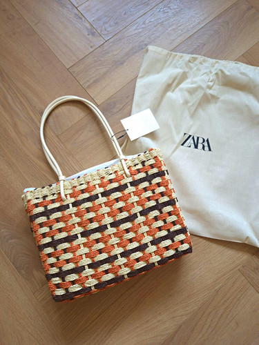 Zara womens woven - woven, tote