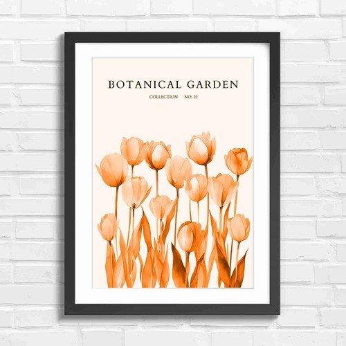 Pastel tulips botanical - tulips,