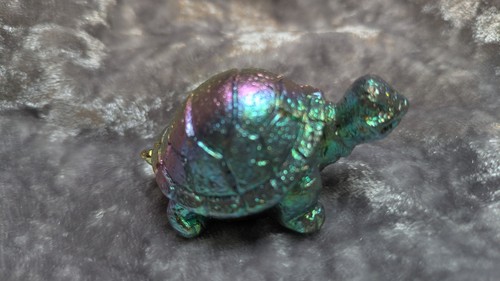 Crystal bismuth turtle - 5, cms