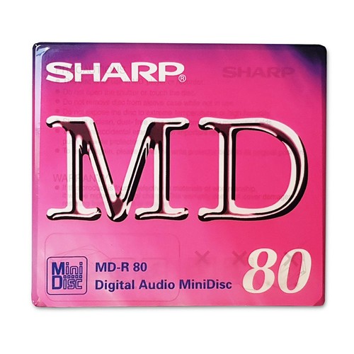 Sharp minidisc pack of - minidisc, md-r