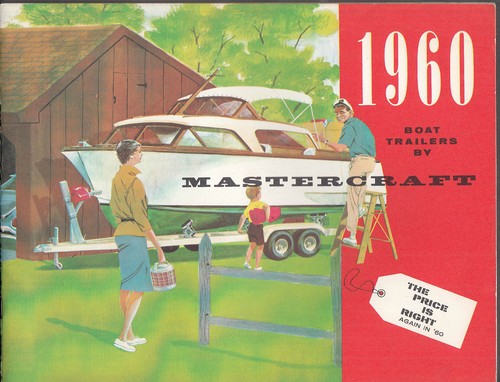 1960 mastercraft boat trailer - mastercraft,