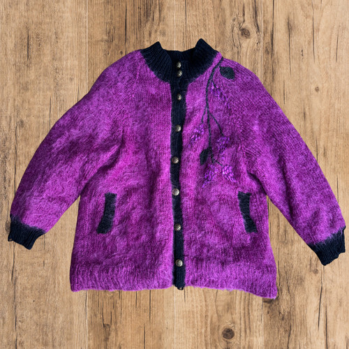 Vintage 80s fluffy - fluffy, mohair