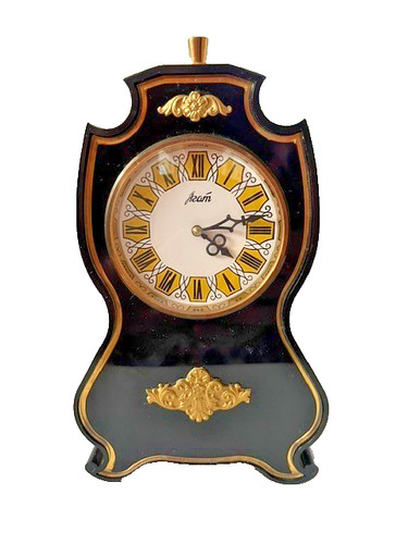 Vintage russian clock - vintage,