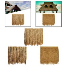 Straw Roof Thatch Realistic Synthetic Thatch Roof for Hut Garden Outdoor
