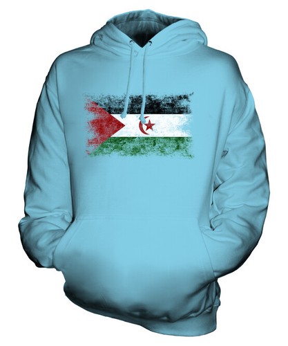 Western sahara distressed flag - western,