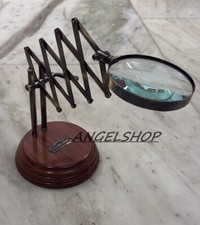 Brass Magnifying Glass with