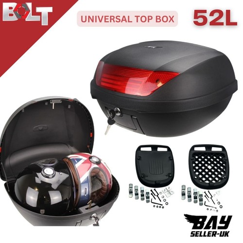 Motorcycle bolt top box - top, extra