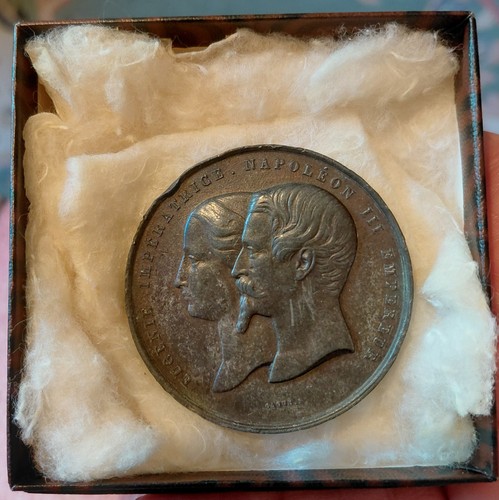 French bronze commemorative - french,