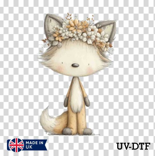 Floral tent dtf sticker - floral, uv