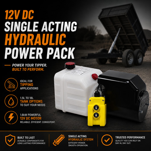 Flowfit 12v single acting - flowfit,