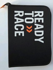 USED IN GOOD CONDITION GENUINE KTM RACING A4 DOCUMENT FOLDER/SCHOOL CARRY CASE