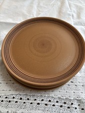 Purbeck side plates 8.5 inches Brown Spiral ( 5 plates )  