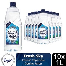 Comfort Intense Vaporesse Fresh Sky Ironing Water with Intense Freshness 10pk,1L