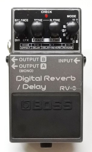 Boss digital reverb delay - rv-3,