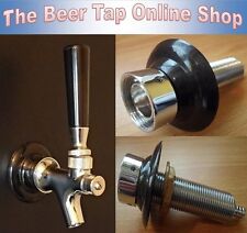 Self Closing Beer Tap Faucet+Shank - Kegerator - Home Bar - Man Cave - Home Brew