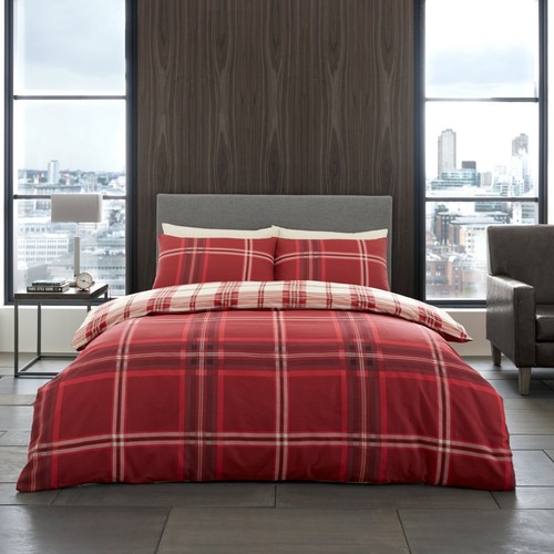 Duvet cover set - duvet, check