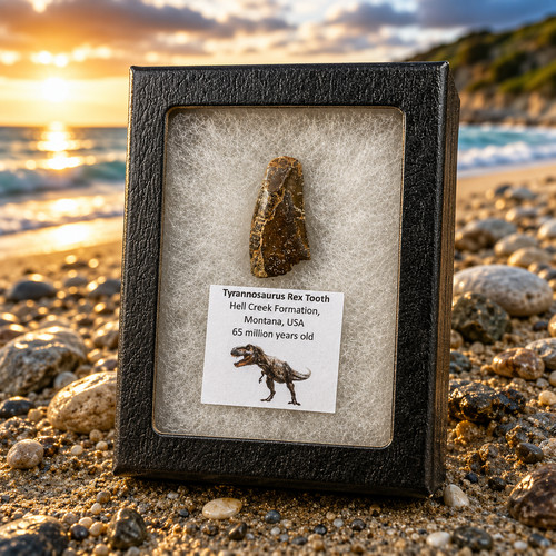 Tyrannosaurus rex tooth fossil - tyrannosaurus,