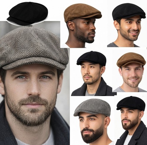 Men newsboy baker boy hat - men’s,