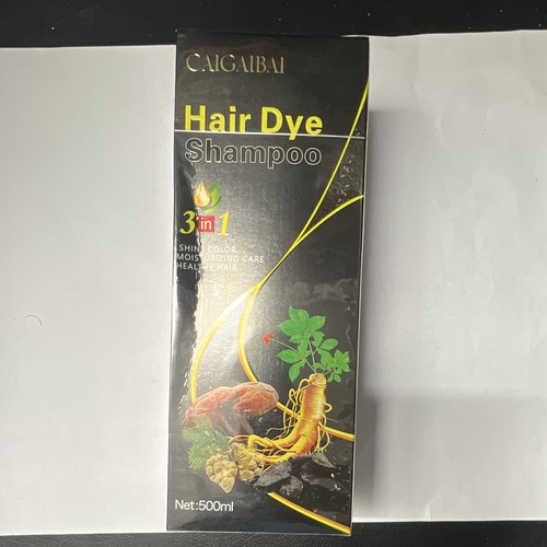 Black hair dye - black, shampoo