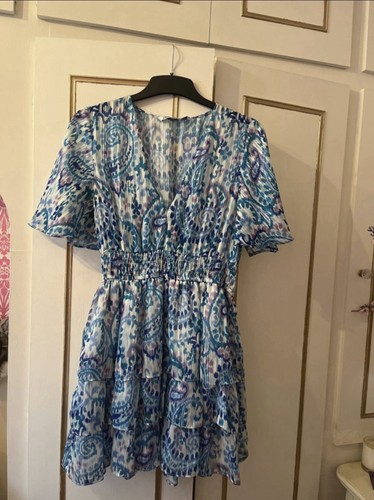 Zara blue white lilac - xl, white,