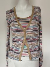 Vtg 90s Missoni Tank Cardigan