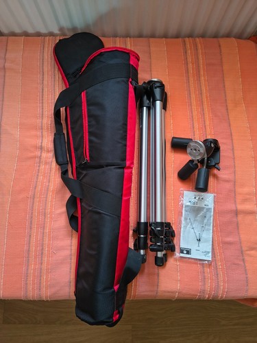 Manfrotto 055a tripod with - manfrotto,