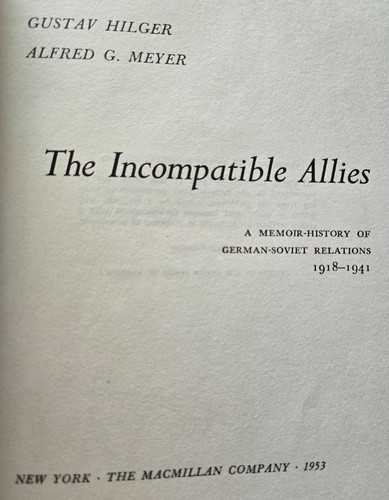 Incompatible allies - incompatible,