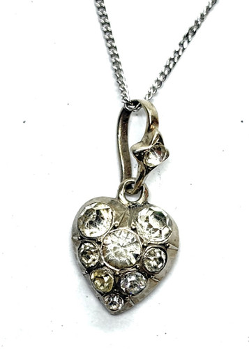 Antique 935 silver paste - 935, heart
