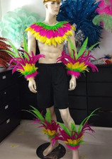 Male Samba Feather Costume Set - NEW