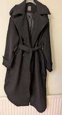 Black Winter Trench Coat