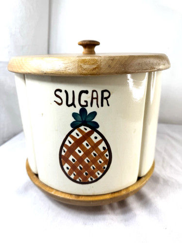 Vtg ceramic canister set - vtg,