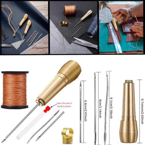Leather sewing kit hand - leather,
