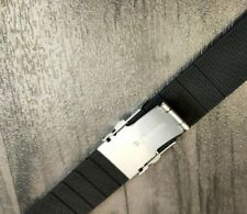 Fits Tissot T-TOUCH Watch 20mm Rubber Strap Band Z353 BE Clasp Buckle