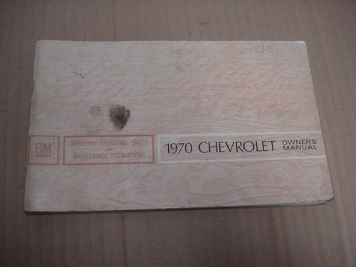 1970 chevrolet owner - 1970,