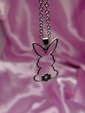 Rabbit Necklace Silver