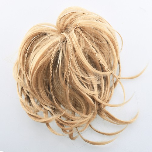 Tousled messy bun updo - updo, with