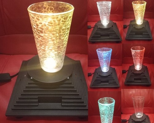 Revolving display base with - ,
