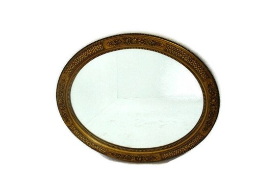 Beautiful ornate oval wood - oval,