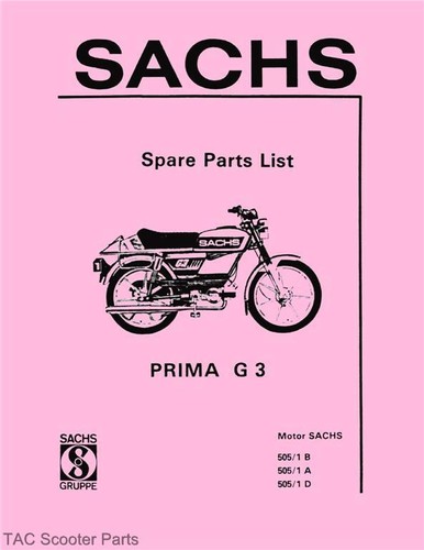 Sachs prima moped - sachs, g3