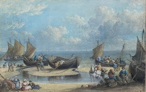 Victorian scottish watercolour - scottish,
