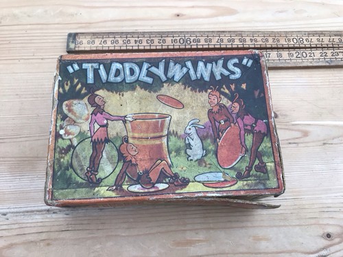 Vintage tiddly winks game - tiddly,