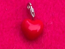 Thomas Sabo Silver & Red Enamel  Heart Charm