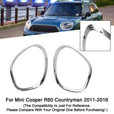 2X Chrome Headlight Trim Ring Bezels For Mini Cooper R60 Countryman 2011-2016 YT