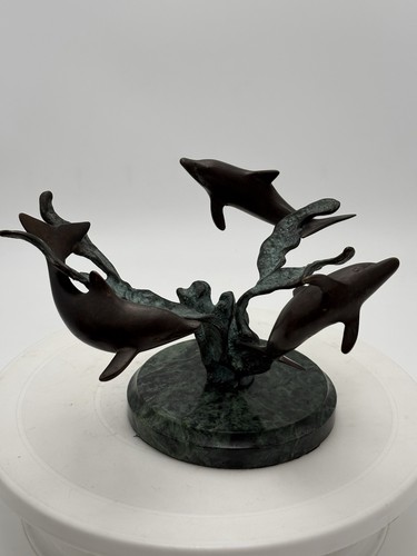 Bronze swimming - 3, (spelter)