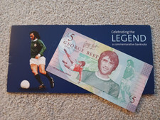 George Best £5 Note With Presentation Wallet 